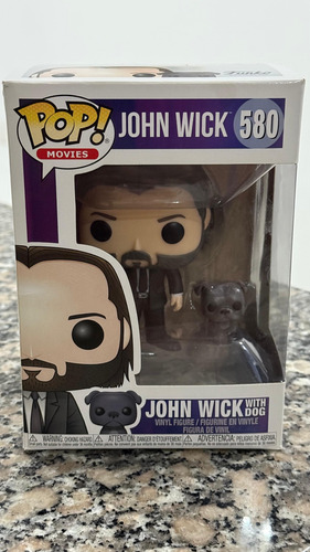 Funko Pop Movies! John Wick With Dog #580 (Usado)