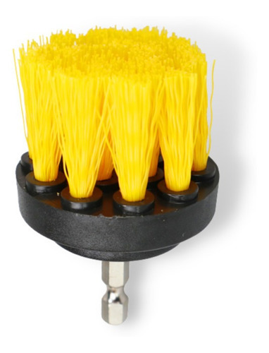Juego de cepillos rotativos Titanium 6065 de 5 piezas, color amarillo