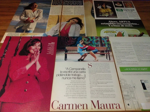 (w104) Carmen Maura * Revistas Recortes Clippings