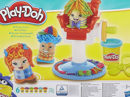 Imagen 2 de 5 de Plastilina Play Doh Peluquería Divertida 6 Unidades