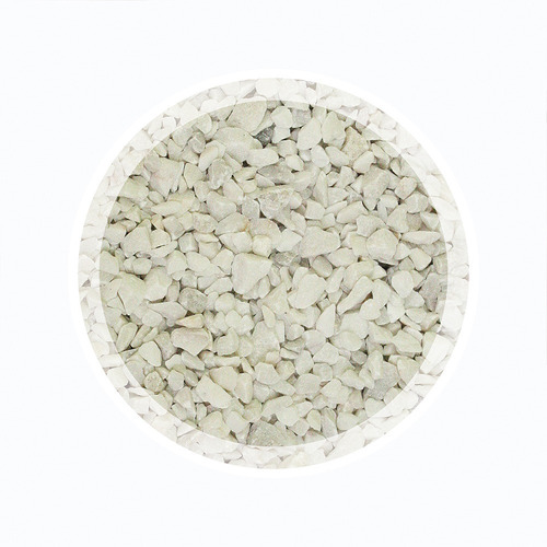 Piedra Decorativa - Ideal Para Macetas, White Snow 04-m-25 Color Blanco Granulometría máxima 8 cm Granulometría mínima 6 cm