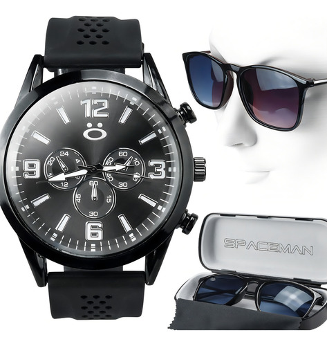 Kit Relógio Masculino Premium + Óculos Spaceman Orizom