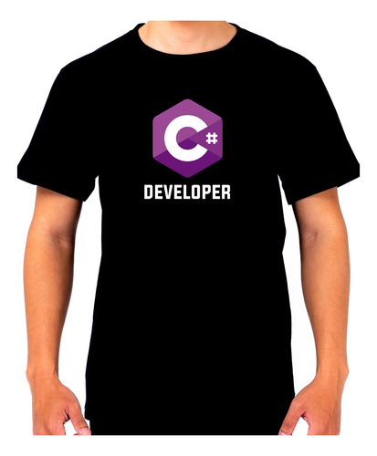 Remera Programador C# Developer .net Tech 385 Dtg Minos