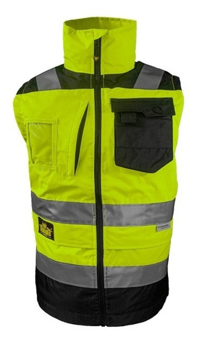 Imagen 2 de 8 de Chaleco Amarillo Ejecutivo Supervisor Bk820