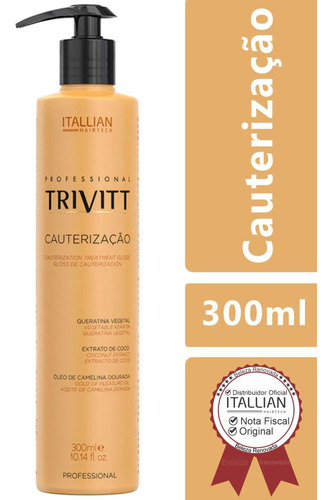 Cauterização Para Cabelos Trivitt 300ml Original