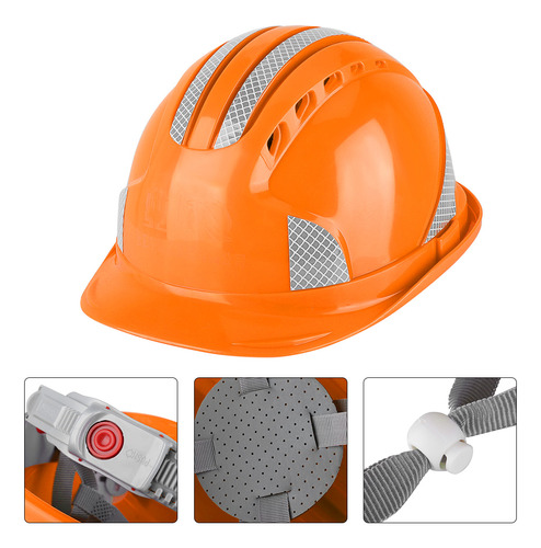 Casco Protector Para Obras De Construcción, Ventila Los Abdo