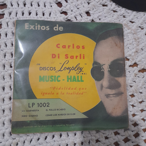 Compacto Vinil  Carlos Di Sarli , Ind Peruana