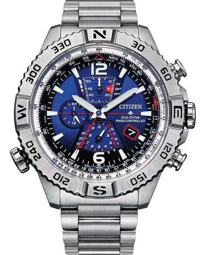 Citizen Promaster Navihawk Stailess Blue At8220-55l 