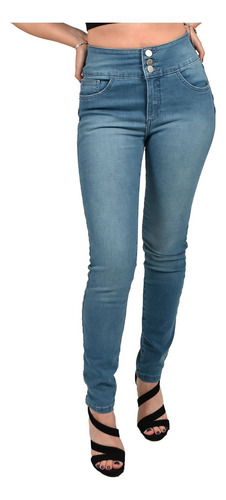 Pantalón Britos Jeans Mujer Skinny Azul 024217