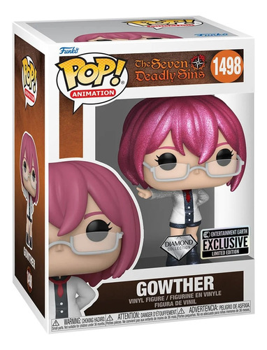 Funko Pop The Seven Deadly Sins Gowther Diamond Ee Exclusive