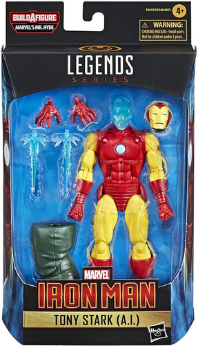 Tony Stark A. I. Iron Man Marvel Legends Baf: Mr Hyde (Usado)