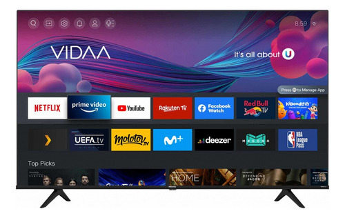 Televisor Hisense, 55 Pulgadas, Led 4k Ultra Hd /v /vc