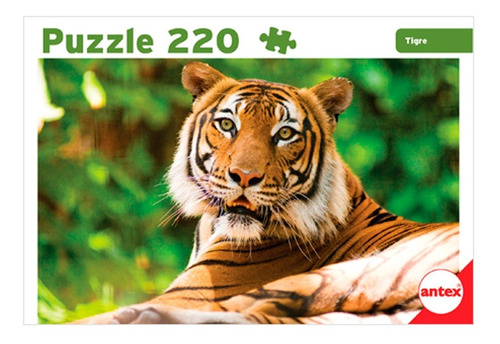 Rompecabezas Puzzle 220 P Tigre Antex 3037 Canalejas