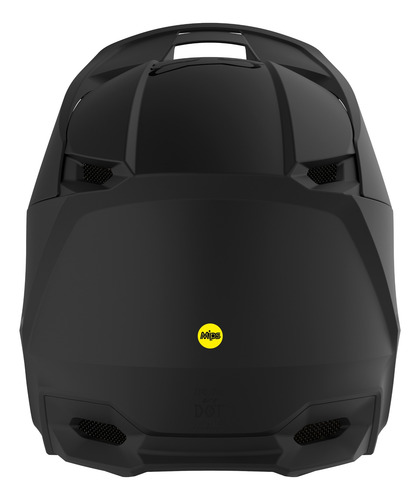 Imagen 4 de 5 de Casco Motocross Fox Niño -yth V1 Matte Black