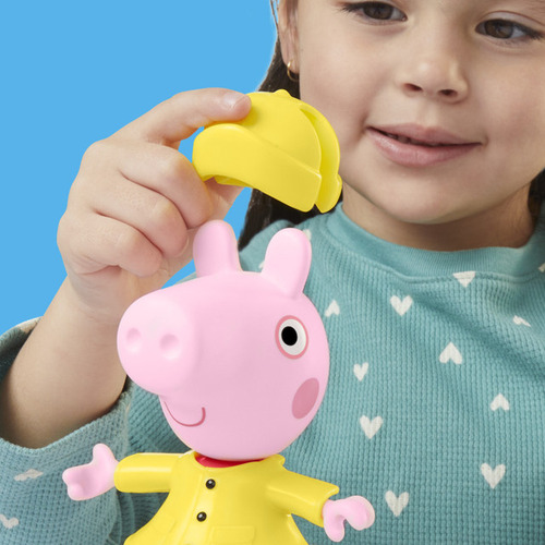 Muñeca Peppa Pig Estilos Divertidos En Días De Lluvia