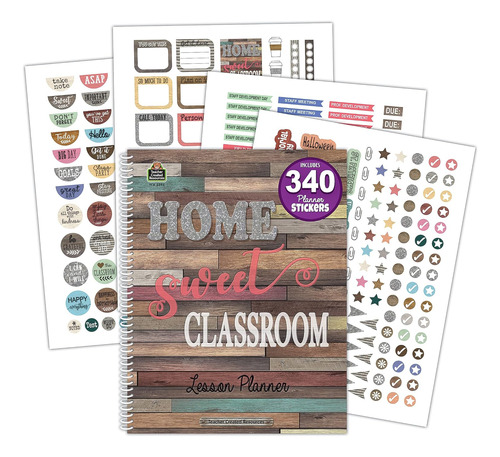 Home Sweet Classroom Lesson Planner 8.5 Inches X 11 Inc...