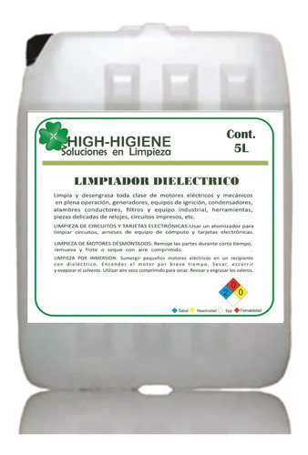 Limpiador Dieléctrico  5 L