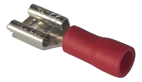 Terminal Fêmea Pré-isolado 0.5 A 1.5mm Vermelho - 1000un