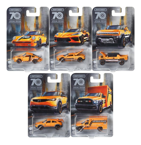 Matchbox - Vehículo Partes Móviles Porsche 911 - Hmv12