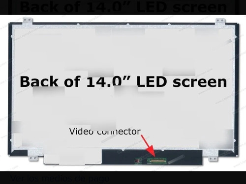 Pantalla 14 Slim 30 Pines Lenovo Hp Gateway Acer