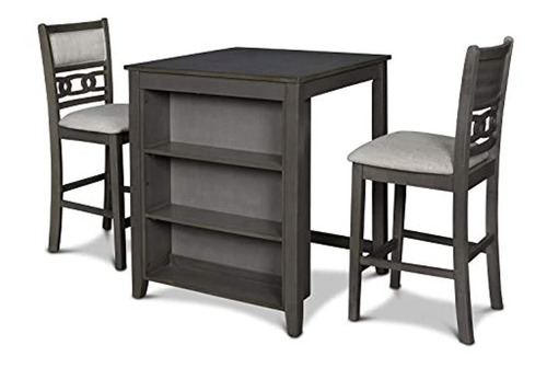 New Classic Furniture - Comedor Con 2 Sillas Modelo Gia Y En