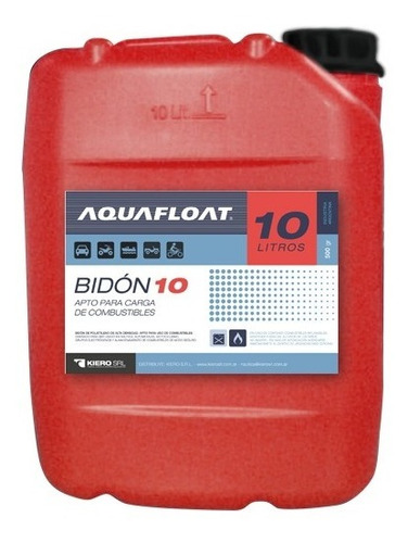 Bidón Combustible 10 Litros Aquafloat, Apilable