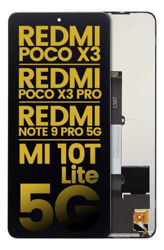 Modulo Pantalla Xiaomi Redmi Poco X3 Note 9 Pro Mi 10t Lite