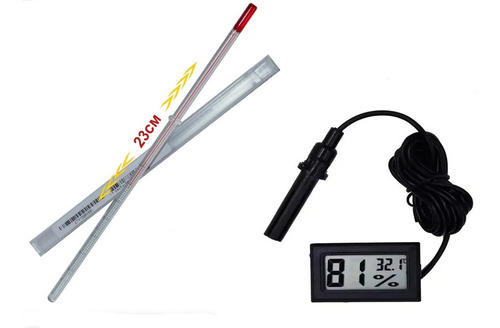 Termômetro Para Chocadeira & Higrômetro Digital (kit)