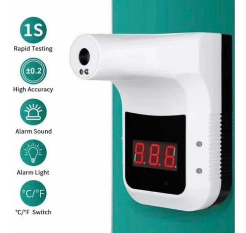 Termometro Infrarrojo De Pared Sin Contacto Con Alarm Gp-100