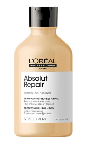 Shampoo Loreal Absolud Repair 300ml Gold Quinoa + Protein