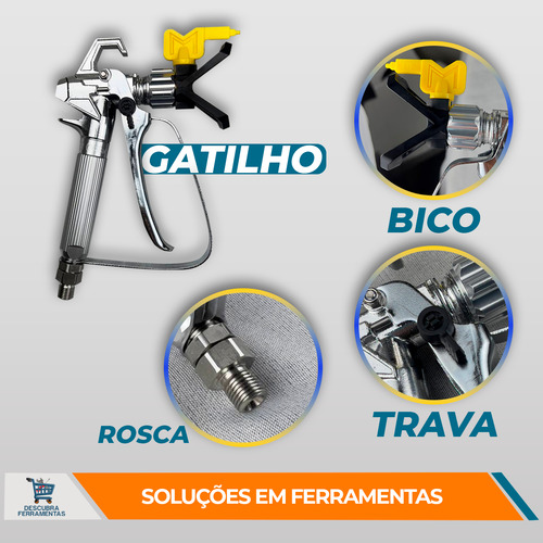 Máquina De Pintura Mma Pro 1000 Menegotti Amarela 1000w 220v