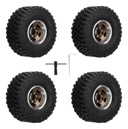 Neumáticos De Coche Rc, 4 Unidades, Neumáticos Crawler, Cauc