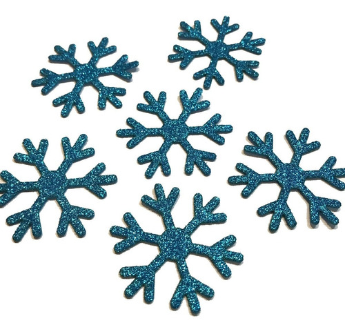 Copos Frozen Goma Eva Glitter 5 Cm X 80 Unidades