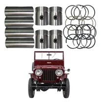 Comprar Jogo De Pistões Std Jeep Willys Antigo Aneis E Camisas 42u002F58
