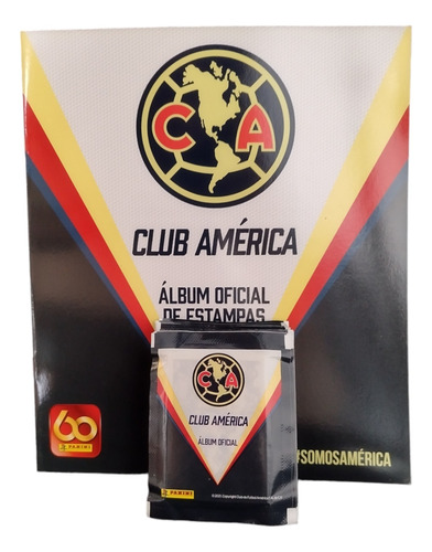 Álbum Club América + 10 Sobres (50 Estampas) Panini 2021