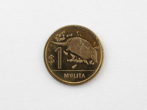 Moneda De Uruguay - 1 Peso - Mulita 2011