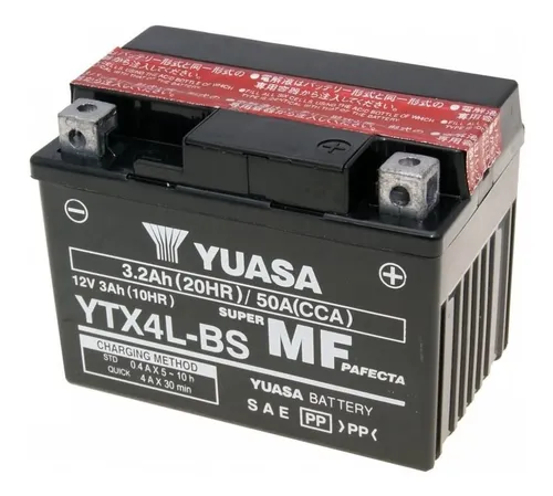 Bateria Yuasa Ytx4l-bs Hero Eco Deluxe