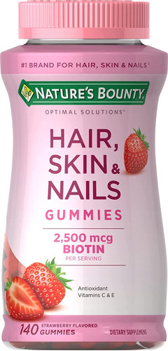 Nature's Bounty Vitamina Para Cabello Y Uñas 140 Gomitas