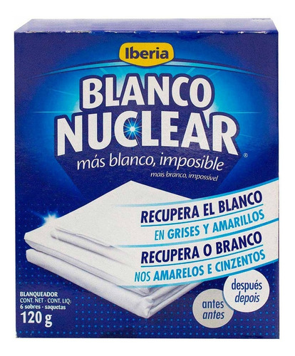 Blanqueador En Polvo Iberia Blanco Nuclear 120g
