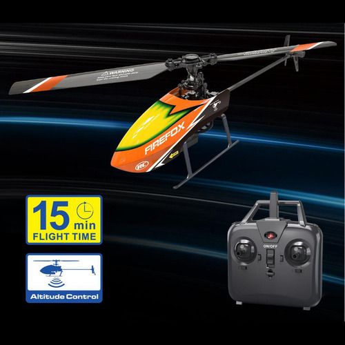 C129 4ch 6 Axis Flybarless Rc Helicóptero Con Control