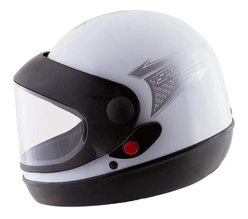 Capacete Para Moto Integral Pro Tork Sport Moto Cor Branco Desenho Solid Tamanho do capacete 56
