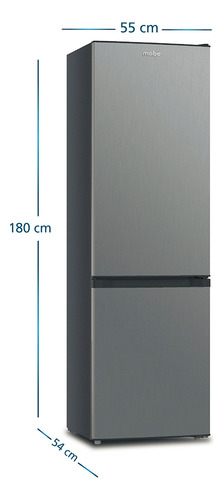 Refrigerador Frost 276 L Brutos Inox Mabe Rmb276pxlcx0 Inox