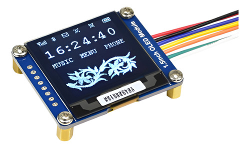 Display Oled De 1.5 Pulgadas Color Blanco Waveshare