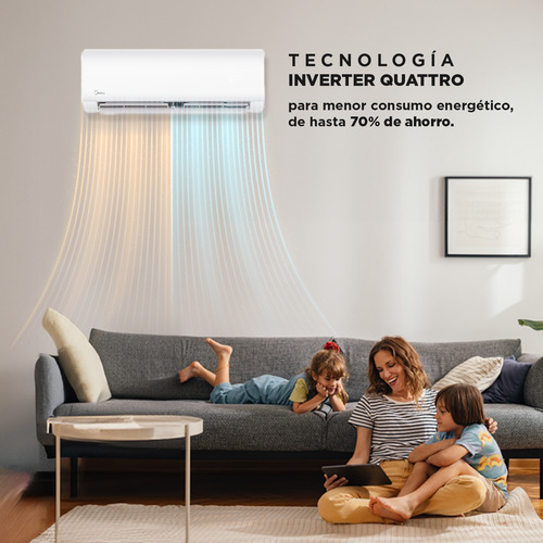 Split Muro Inverter Midea Xtremedura18k Wifi Con Instalacion