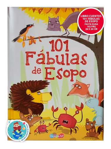 Libro Cuentos 101 Fábulas De Esopo- Pasta Dura