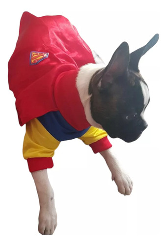 Disfraz De Supercan Para Mascotas Talla Especial