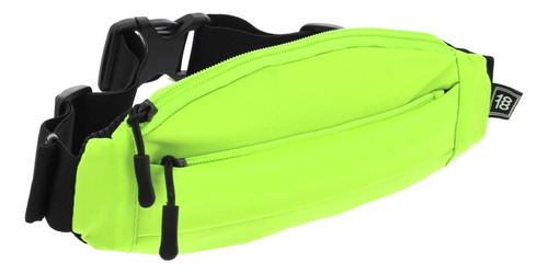 Cangurera 1818 Chenson Active 1870150-g Color Verde Diseño De La Tela Lisa