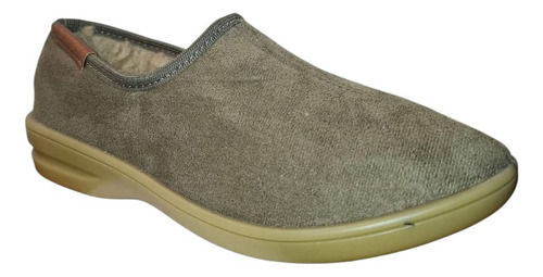 Lady's Zueco Con Corderito Dama Con Taco