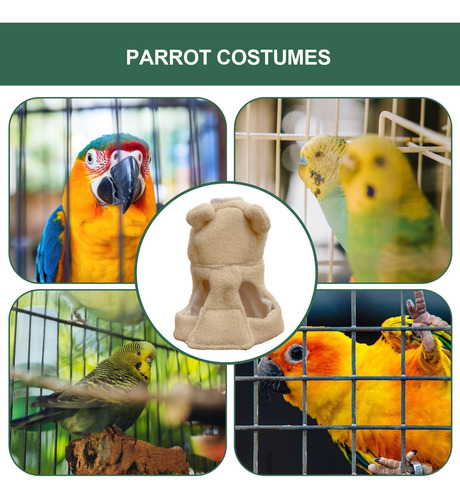 Arnés Para Pájaros Para Cacatúa Disfraz De Cacatúa Paño Lind