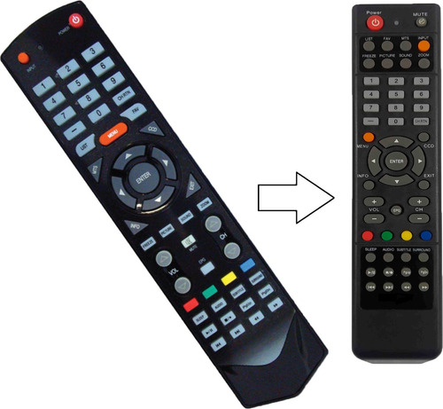 Control Remoto Tv Lcd Para Rca Kk-y343 Kc-y344 L32s96digi
